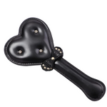 Paddles House Of Dasein Heart Shape Diamond Handle Pu Leather Riding Crop Bdsm Bondage Paddle Whip