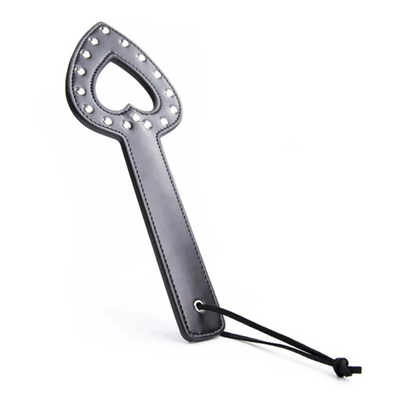 Heart Spanking Leather Paddle  Adult Game For Couples And Toys Paddles