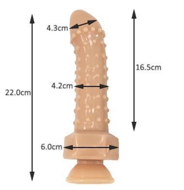 Faak Silicone Dildo Dong Anal Butt Plug 22Cm 4.2Cm Thick Sex Toy Realistic Dildos