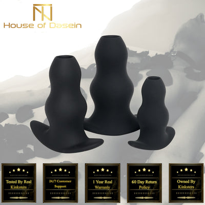 Hollow Anal Speculum Silicone Butt Plug  Medical Play Kink Non Vibrating Butt Plugs