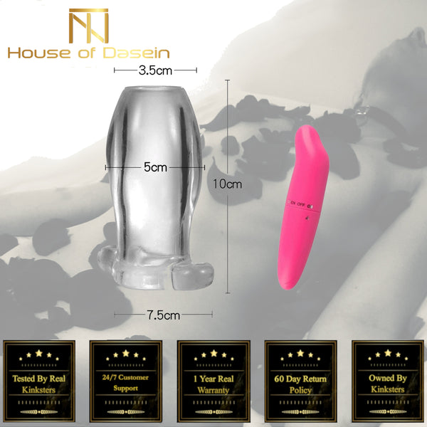 Hollow Tunnel Butt Plug Anal Speculum Mini   Medical Play Fetish Non Vibrating Butt Plugs