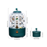 Veile Studios Home Jewelry Earrings Ring Necklace Organizer Stand Large Capacity Storage Box Jewellery Holders & Organisers