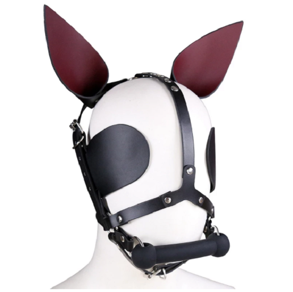 Horse Head Harness Eye Masks Bit Gag Pony   Restraints Pet Play