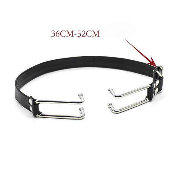 Open Mouth Hook Gag Head Harness  Kink Fetish Restraints Gags