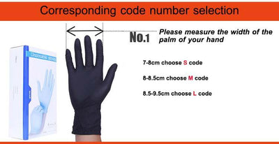 Disposable Latex Nitrile Spanking Gloves  Fetish Restraints Sensation Play