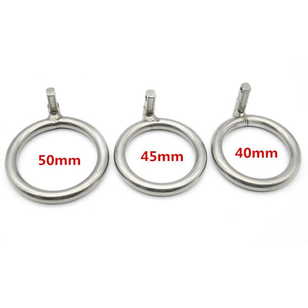 Stainless Steel  Cage Urethral Sound Metal Ring  Plug  & Ball Toys