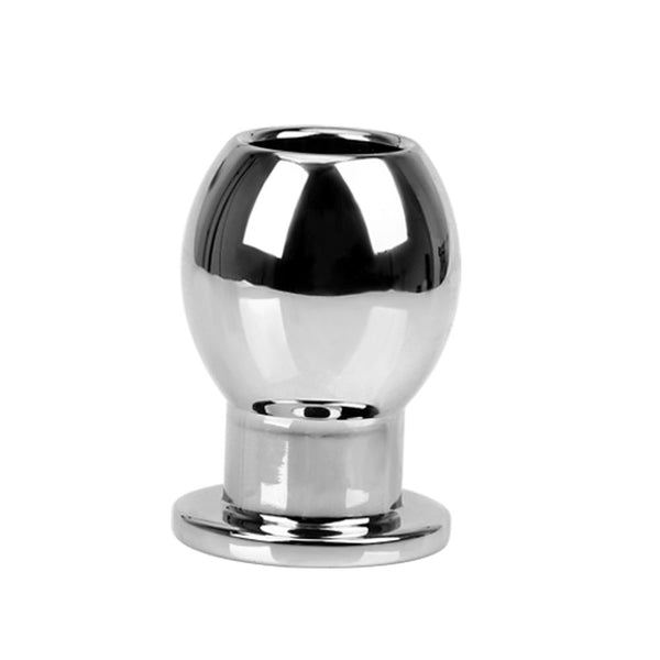 Stainless Steel Hollow Anal Dilator Butt Plug  Medical Play Non Vibrating Butt Plugs