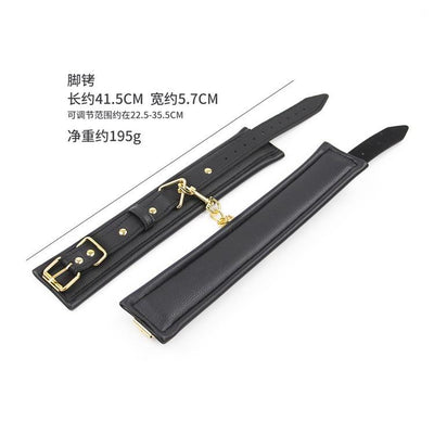 Soft Black Hand Ankle Cuffs  Restraints  Fetish Cuffs & Shackles