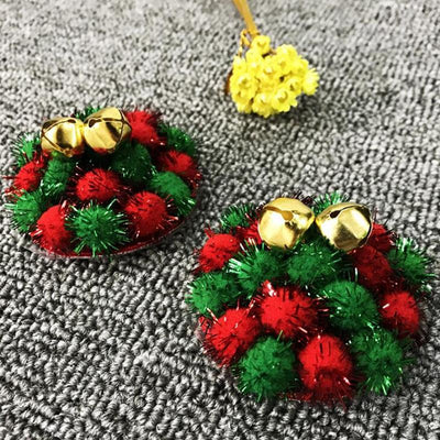 Christmas Nipple Covers Breast Adhesive Stickers Poms Bells  Fetish Nipple & Clitoral Toys