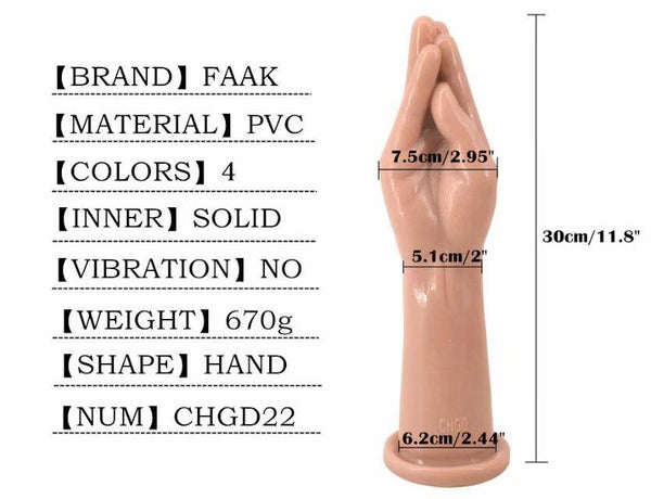 Realistic Hand And Arm Large Dildo Fist Anal Play Novelty Sex Toy Flesh Realistic Dildos