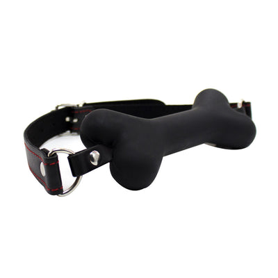 Silicone Bone Gag Puppy Pet Play  Kink  Fetish Restraints Gags