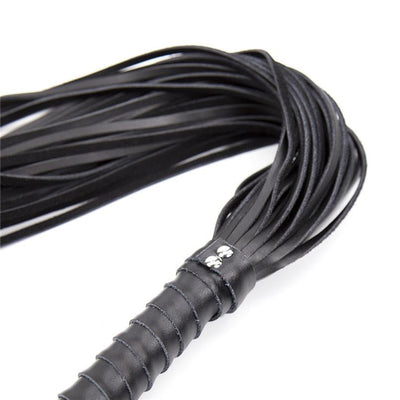 Genuine Leather Spanking Flogger  Sex Whip Impact Toy Fetish Floggers