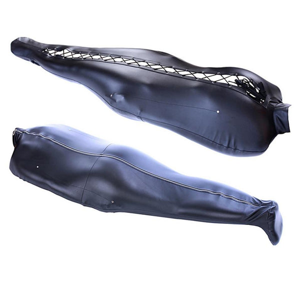 Full Body  Sleeping Bag Pu Leather Restraints  Kink Fetish Straitjackets &  Suits