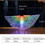 Led Glowing Rainbow Wings Costume Colourful Cosplay