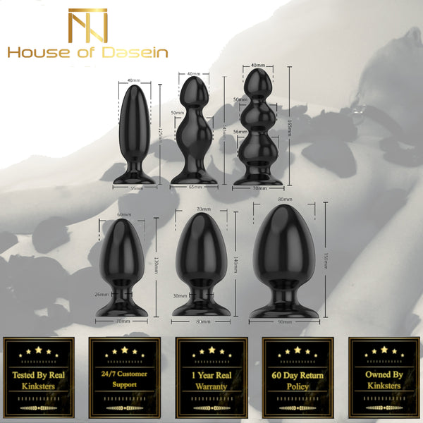 Silicone Anal Plugs Huge Sizes With Suction Cups Anal Balls & Beads