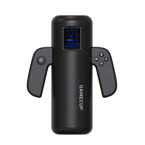 Urway Telescopic Masturbator Masturbation Cup Heating Black Masturbators