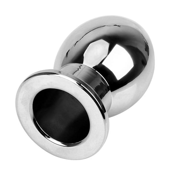 Stainless Steel Hollow Anal Dilator Butt Plug  Medical Play Non Vibrating Butt Plugs