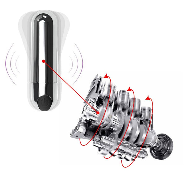 Strong Mini  Usb 10 Speed Waterproof G Spot Massager Women Bullets