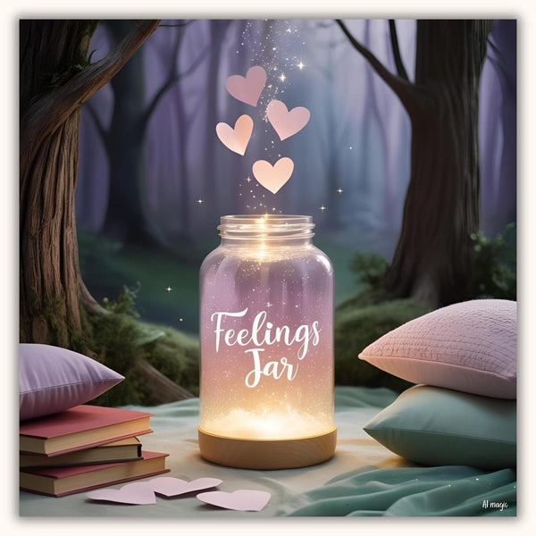 Printable Feelings Jar Craft Emotional Regulation For Littles Middles & Caregivers Pdf Download Ddlg Littlespace Mental Health Abdl