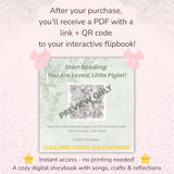 You Are Loved Little Piglet! Ddlg Littlespace Interactive Flipbook Bedtime Story Cgl Audio Books
