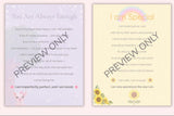 Printable Littlespace Affirmations Digital Self Love Pages For Ddlg Inner Child Comfort & Age Regression Craft Instructions