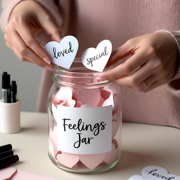 Printable Feelings Jar Craft Emotional Regulation For Littles Middles & Caregivers Pdf Download Ddlg Littlespace Mental Health Abdl