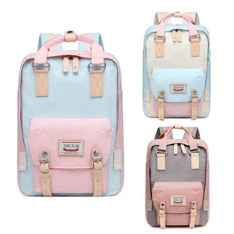 Pastel Blue Pink Backpack Ddlg Littles Bag Backpacks & Bags