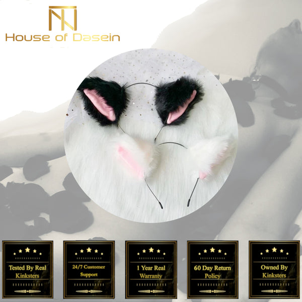 Kitten Anime Lolita Cosplay Neko Faux Fox Fur Cat Ears Ddlg  Abdl