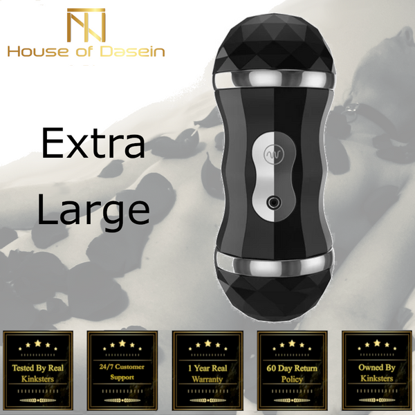 Large Masturbation Cup Double Entrance Realistic Rechargeable Masturbator Masturbators