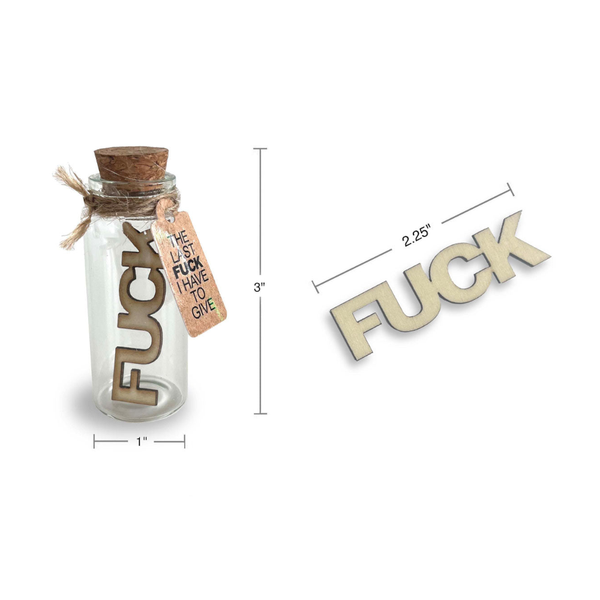 Last Fuck I Have To Give Display Of 12 Novelty Gift Counter Party Gags & Tricks