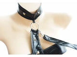 Latex Bondage Bodysuit Women Lingerie Clothing