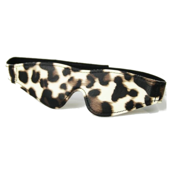 Leather Blindfold Eye Mask   Restraint Blindfolds