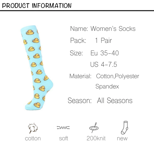 Little Ducky Knee High Socks