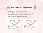 Snuggle Path Printable Littlespace Board Game | Emotions Connection Imagination Ddlg Gift Board Games