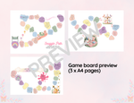 Snuggle Path Printable Littlespace Board Game | Emotions Connection Imagination Ddlg Gift Board Games
