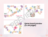 Snuggle Path Printable Littlespace Board Game | Emotions Connection Imagination Ddlg Gift Board Games