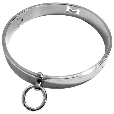 Locking Metal Collar  Slave Play  Kink Fetish Restraints Collars & Leashes