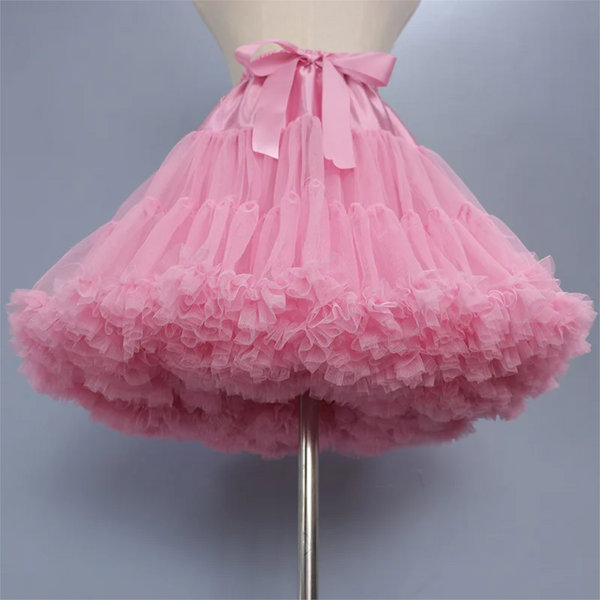 Lolita Cosplay Women Underskirt For Wedding Dress Clothing Kawai Fairy Maid Pink Petticoat Anime Costumes Women