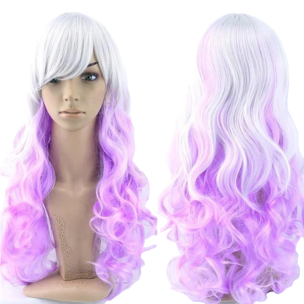 Long Cotton Candy Cosplay Wig Wigs Facial Hair