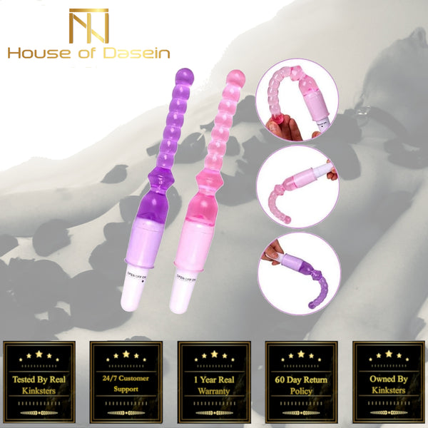 Silicone Jelly Anal Beads  Butt Plug  Flexible Waterproof Anal Balls & Beads