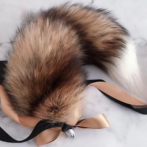 Luxury Realistic Fox Tail Butt Plug Tails
