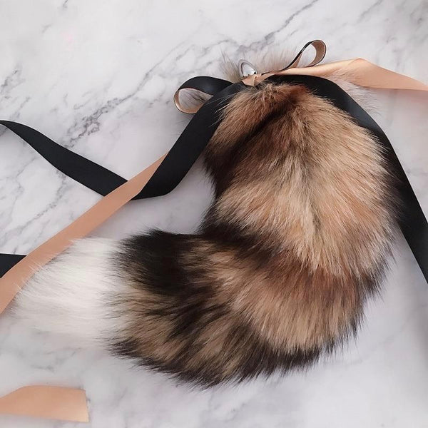 Luxury Realistic Fox Tail Butt Plug Tails