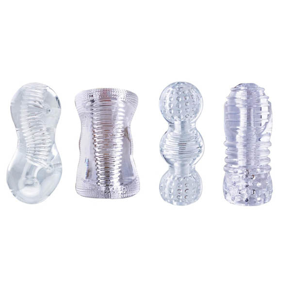 Male Clear Masturbator  Stroker Silicone Soft Transparent  Masturbators
