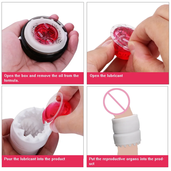 Male Masturbator Vagina Real  Stroker Cup Sex Toys For Men  Delay Massager Masturbators