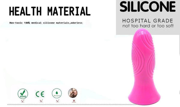 Silicone Butt Plug 16.6Cm Thick Anal Dildo Pink Realistic Dildos