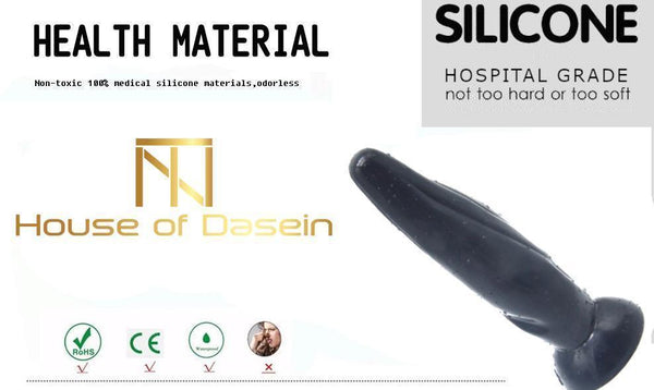 Faak 22Cm Silicone Dildo Dong Anal Butt Plug Sex Toy Pink Realistic Dildos