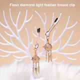 Nipple & Clitoral Toys House Of Dasein Tlemeny Metal Feather Lantern Nipple Clamps Clips Bdsm Breast Bondage Restraint Toy