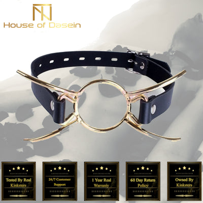 Metal Spider Gag Open Mouth  Kink Restraints Gags