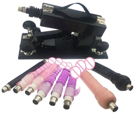 A2 Automatic Sex Machine 7 Dildos Thrusting Gun Anal Masturbation A5006 Sex Machines