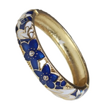 Veile Studios Multicolor Cloisonne Enamel Star Bangle Bracelet Women Jewellery Bracelets